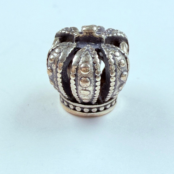 Pandora Moments Regal Crown Sterling Silver 925 Genuine Charm ALE Retired! - Picture 2 of 7